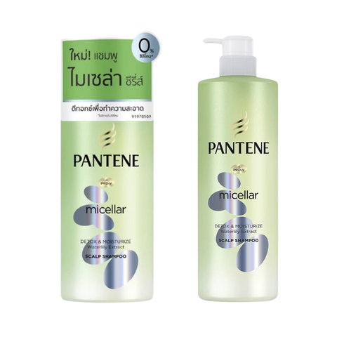Dầu Gội Pantene Micellar Detox Hoa Súng 300ML/ 530ML