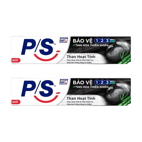 Kem đánh răng P/S trắng răng than hoạt tính