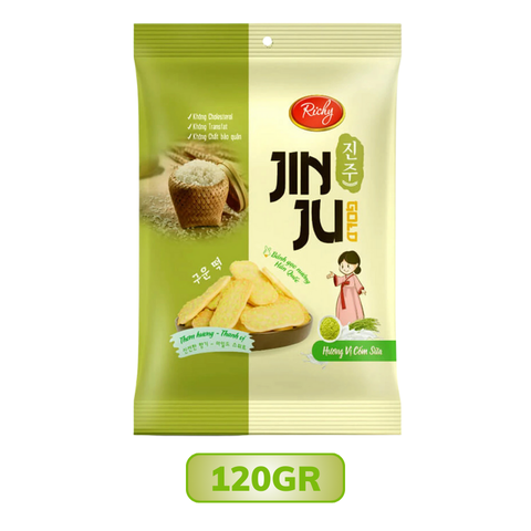 Bánh gạo vị cốm sữa Richy Jinju