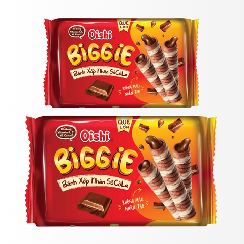 Bánh Xốp Vị Nhân Socola Biggie