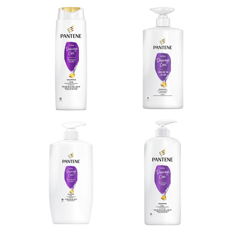 Dầu gội Pantene Total Damage Care phục hồi hư tổn 300ML/ 650ML/ 900ML/ 1200ML