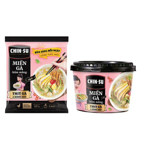 Miến gà hầm măng Chin-su 135G Gói/ Tô
