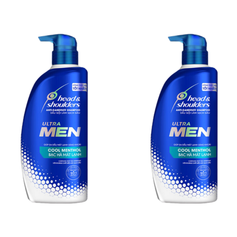 Dầu gội cho nam Head & Shoulders Ultra Men bạc hà làm sạch gàu 650ML/ 850ML