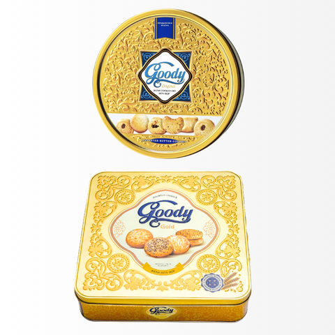 Bánh hỗn hợp hộp thiếc Goody Gold