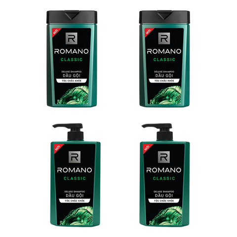 Dầu gội hương nước hoa Romano Classic tóc chắc khoẻ 180G/ 380G/ 650G/ 900G