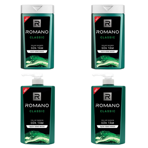 Sữa tắm hương nước hoa Romano Classic sạch sảng khoái