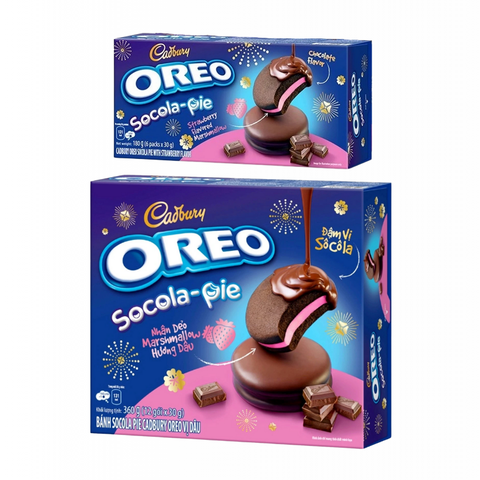 BÁNH SOCOLA PIE CADBURY OREO VỊ DÂU