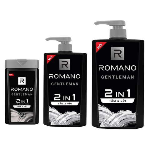 Sữa Tắm Gội Nước Hoa ROMANO GENTLEMAN