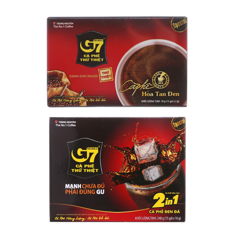 Cà phê đen đá G7 2 in 1 30G/240G