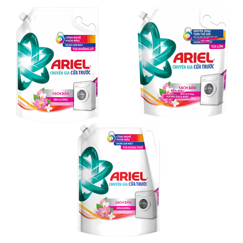 Nước Giặt Ariel Cửa Trước Bền Hương Downy Hương Sen & Nhài Túi 1.55KG/ 3.05KG/ 3.7KG