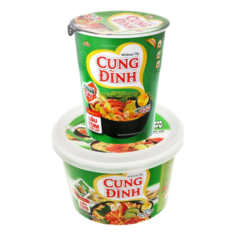 Mì khoai tây Cung Đình lẩu tôm chua cay ly 68G/ 80G