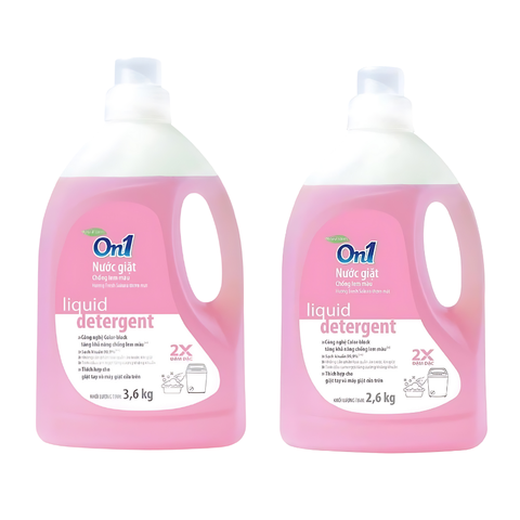 Chai nước giặt ON1 chống lem màu cửa trên
