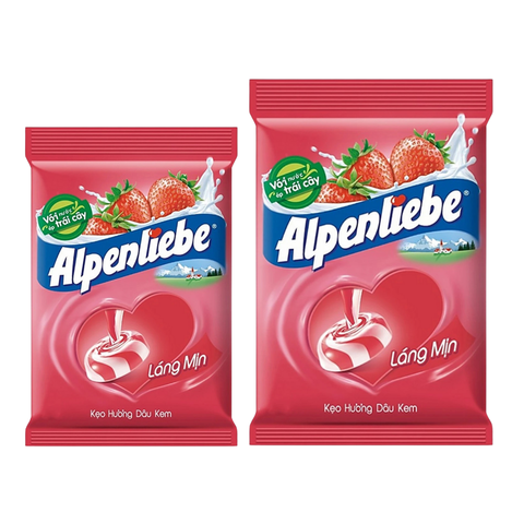 Kẹo Alpenliebe Hương Dâu Kem  - 3 thỏi