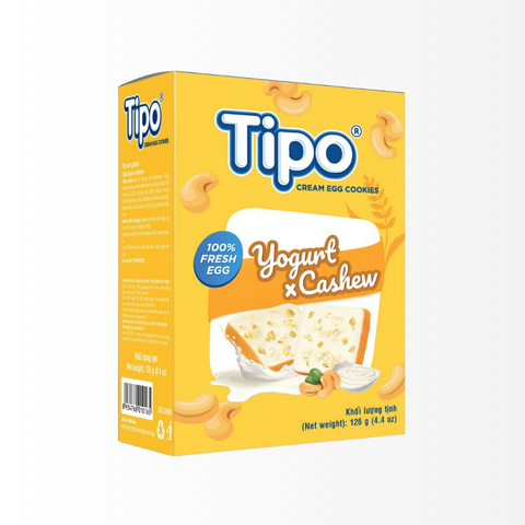 Bánh trứng sữa chua rắc hạt điều Tipo