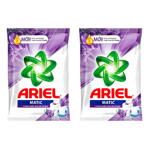 Bột giặt Ariel Matic hương nước hoa oải hương