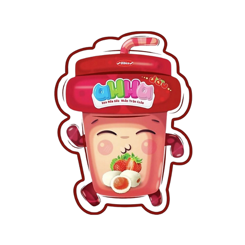 Kẹo Mềm Sữa aHHa Nhân Trân Châu Dâu