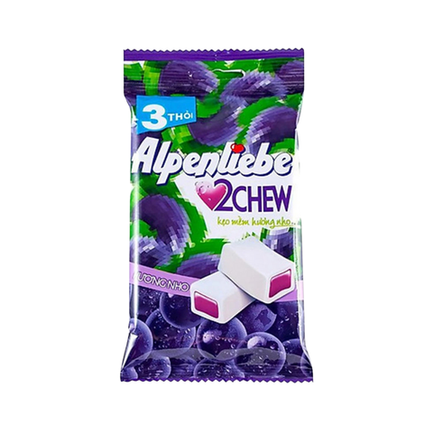 Kẹo mềm Alpenliebe hương nho- 3 thỏi