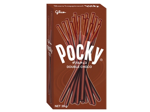 Bánh que Glico Pocky gấp đôi socola hộp 39g