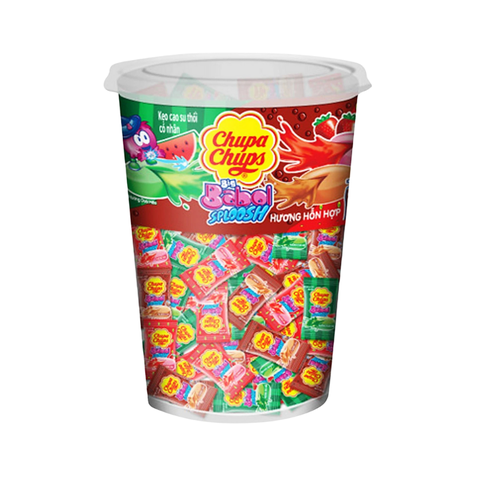 Kẹo gum thổi Big Babol Hương hỗn hợp dưa hấu, dâu tây