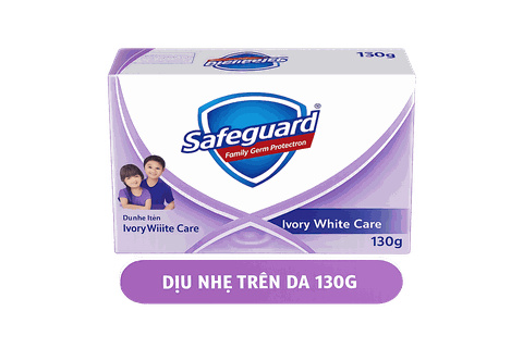 Safeguard Ivory White Care Bar Soap 130g
