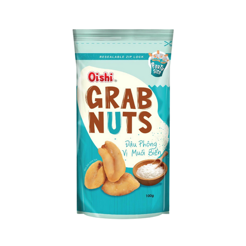 Oishi Đậu Phộng Vị Muối Biển Grab Nuts