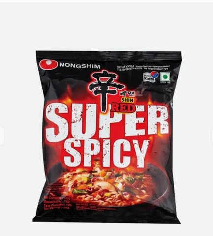 Mì Nongshim Siêu Cay Shin Red Super Spicy 120G