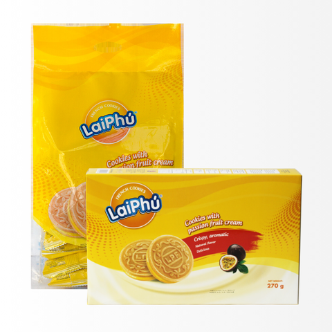 Bánh Cookies Lai Phú Kem Chanh Dây