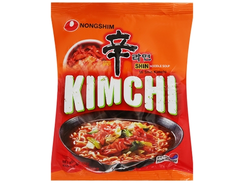Mì Nongshim kimchi ramyun gói 120g
