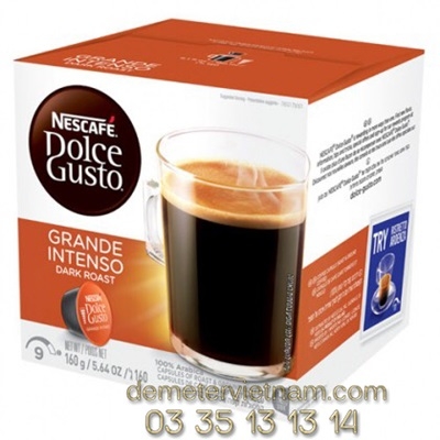 Roasted Ground Coffee Nescafe Dolce Gusto - Grande Intenso