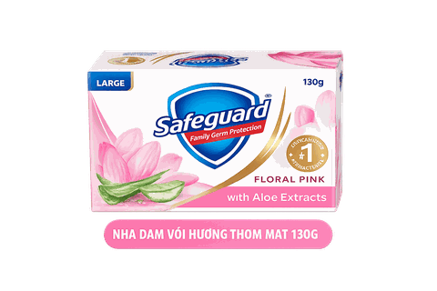 Safeguard Floral Pink with Aloe 130g