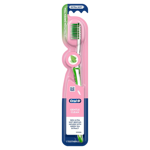Oral-B Ultrathin Green Tea Gentle Clean Toothbrush (Extra Soft)