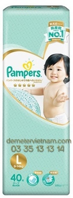 Tã dán Pamper Jumbo Japan L40x4