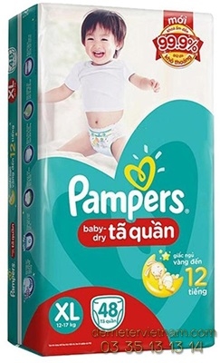 Tã quần Pamper Jumbo XL48x3