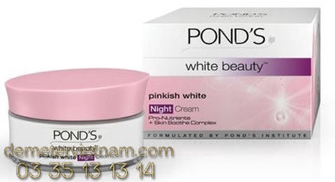 Pond's Kem duong da White Beauty ban Dem 12x50G