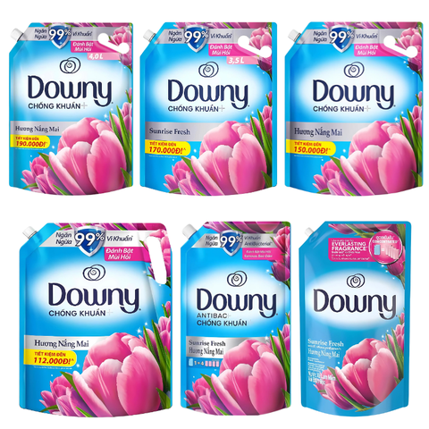 Nước xả vải Downy hương nắng mai túi 800ML/ 1.5L/ 2.3L/ 3L/ 3.5L/ 4L