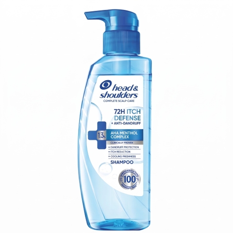 Head & Shoulders Complete Scalp Care Shampoo - 72H Itch Defense + Anti-Dandruff