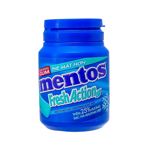 Hộp Kẹo Gum Mentos Fresh Action Bạc Hà Khuynh Diệp