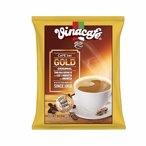 Cafe Sữa Vinacafe Gold Original bịch 24 gói x 20gr
