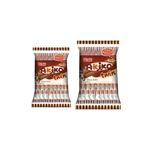 Snack que nhân vị kem Tiramisu Oishi Akiko gói 140g