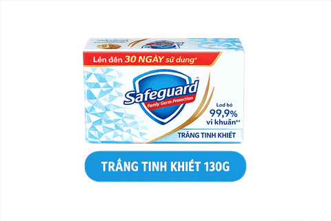 Safeguard Pure White Bar Soap 130g
