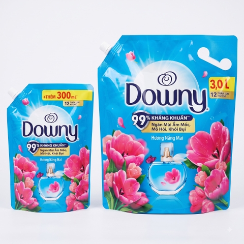 Downy Sunrise Fresh Concentrated Fabric Softener 300ML/3L