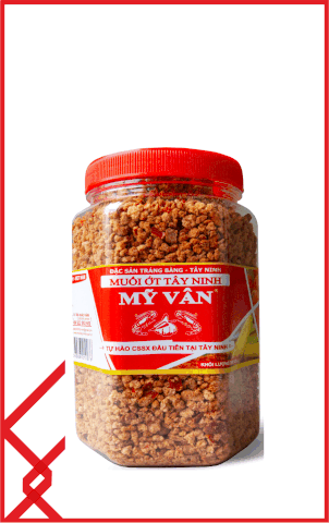 Muối Ớt Tây Ninh Mỹ Vân 220g - TỰ HÀO CSSX ĐẦU TIÊN TẠI TÂY NINH