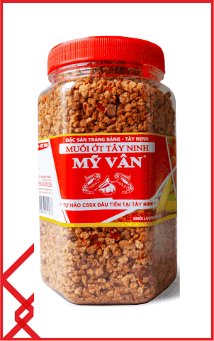 Muối Ớt Tây Ninh Mỹ Vân 450g - TỰ HÀO CSSX ĐẦU TIÊN TẠI TÂY NINH