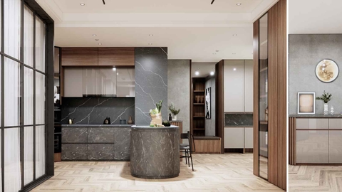 Thiết kế căn hộ hiện đại tại Royal city