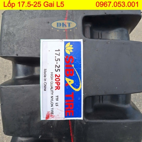 Lốp xúc lật 17.5-25 Gai L-5 chạy mỏ, dăm gỗ, bãi rác
