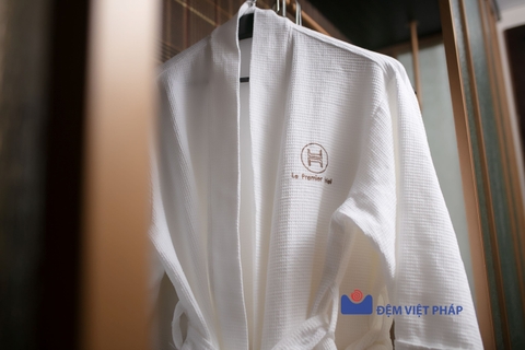 Áo choàng tắm khách sạn 100% cotton ACT01 Đệm Việt Pháp