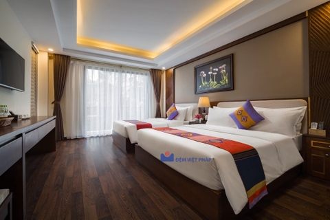 Tấm trang trí giường cho khách sạn TTT01 Đệm Việt Pháp