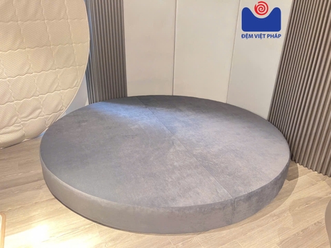 Divan kệ giường gỗ 30cm vải Valize DV01 Đệm Việt Pháp