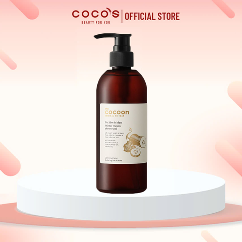Sữa tắm bí đao dạng gel Cocoon giúp giảm mụn lưng Winter Melon Shower Gel 310ml