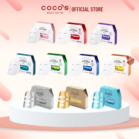 Combo 10 mặt nạ Banobagi Cung Cấp Vitamin Cho Da Banobagi Vita Genic Jelly Mask (30ml x 10)